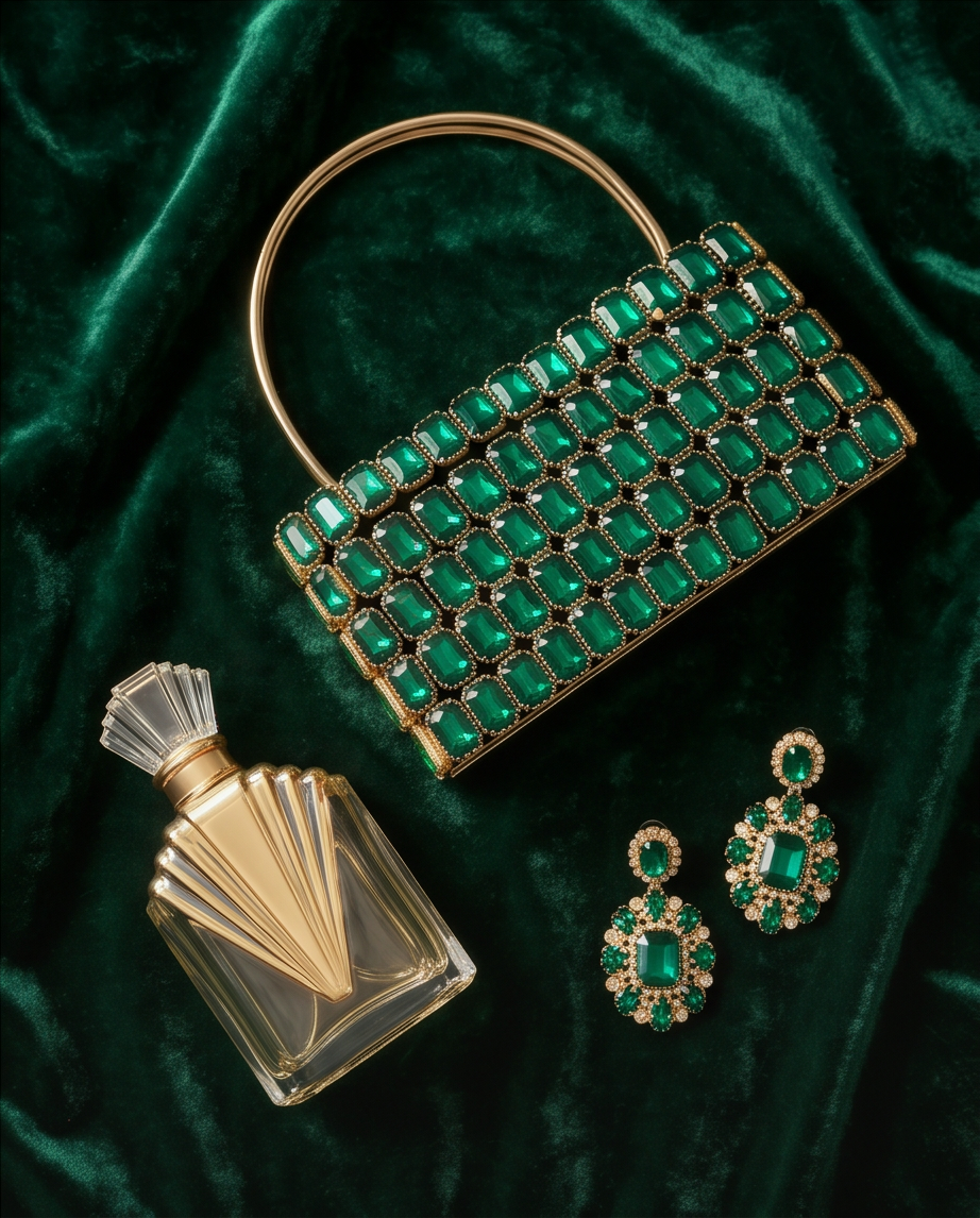Emerald Grace Clutch