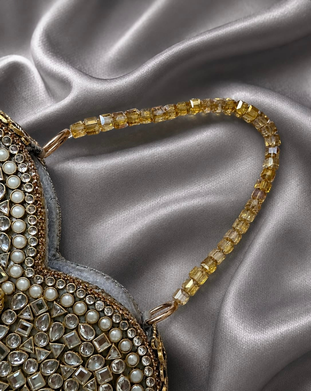 Golden Royale Butterfly Clutch